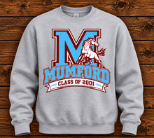 Load image into Gallery viewer, Mumford Alumni Class of 2001 Sweatshirts
